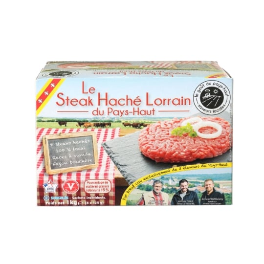Steak haché pur bœuf 15% MG