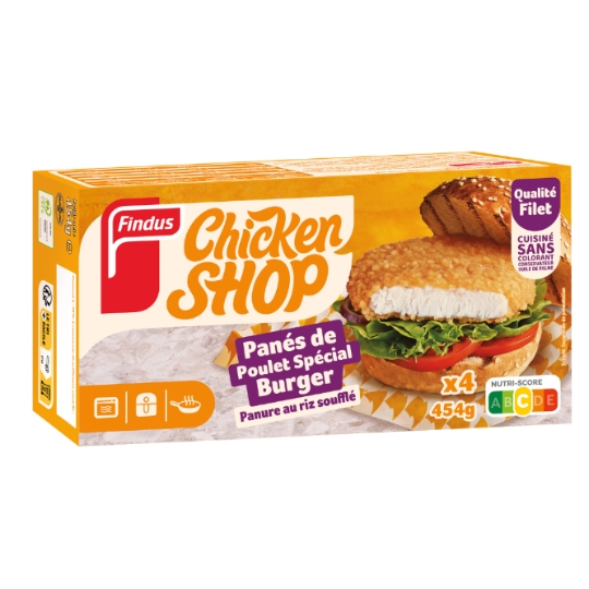 Panés de Poulet Spécial Burger FINDUS