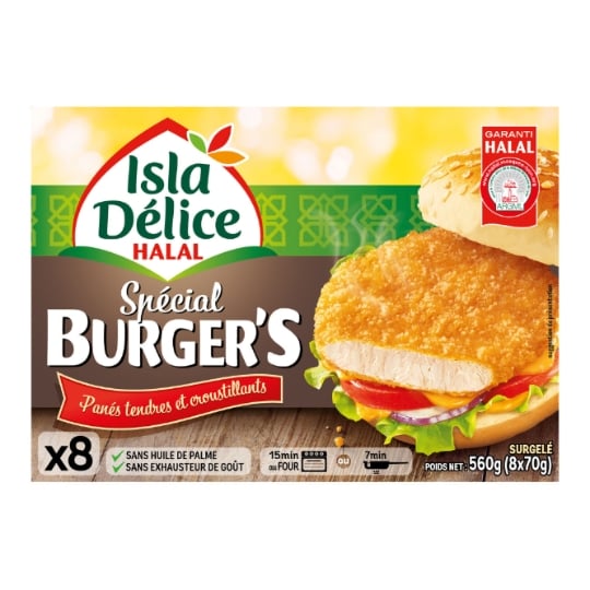 Burger de dinde halal ISLA DELICE