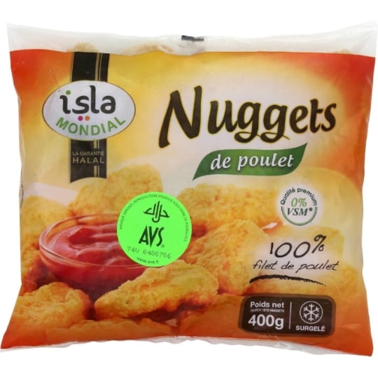 Nuggets halal poulet ISLA MONDIAL