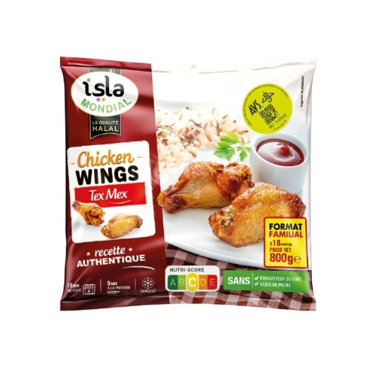 Ailes de Poulet Marinés Chicken Wings Tex-Mex ISLA MONDIAL