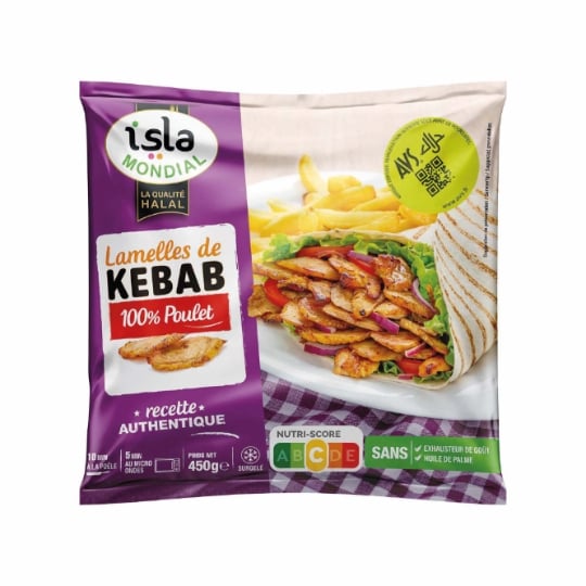 Lamelles de Kebab Halal ISLA MONDIAL