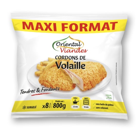 Cordon bleu halal de dinde ORIENTAL VIANDES