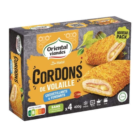 Cordon bleu halal de dinde ORIENTAL VIANDES