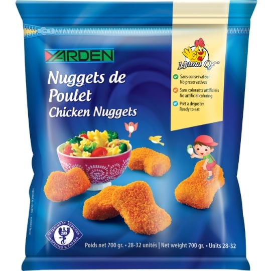 Nuggets de poulet panés casher YARDEN