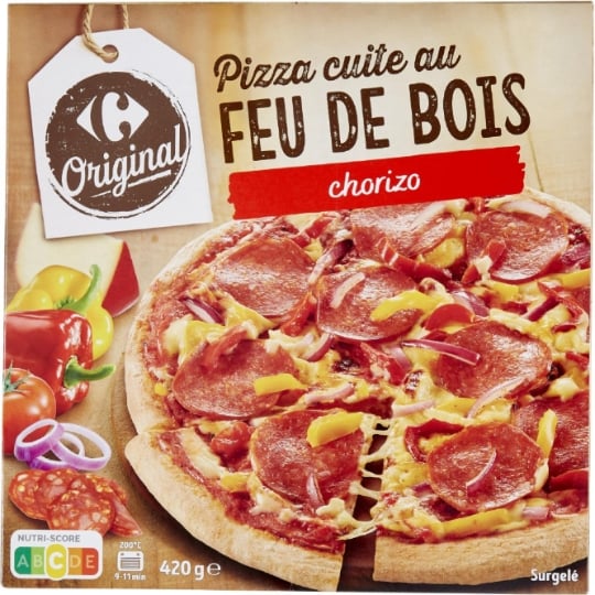 Pizza chorizo CARREFOUR ORIGINAL
