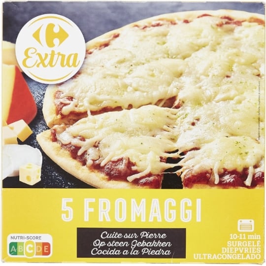 Pizza 5 fromaggi CARREFOUR EXTRA