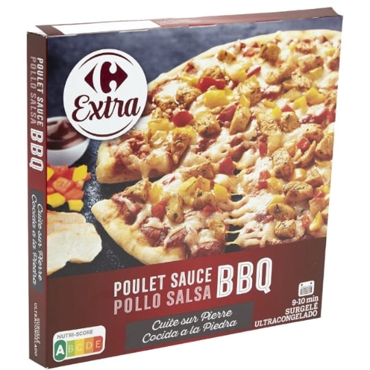 Pizza poulet sauce BBQ CARREFOUR EXTRA
