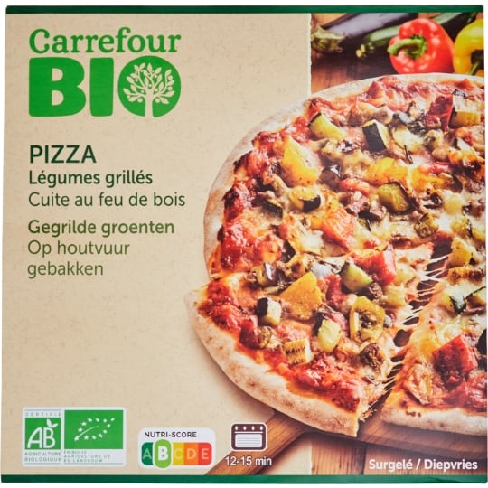 Pizza  légumes grillés Bio CARREFOUR BIO