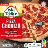 Pizza Chorizo Pur Bœuf Halal Cuite au Feu de Bois ISLA DELICE