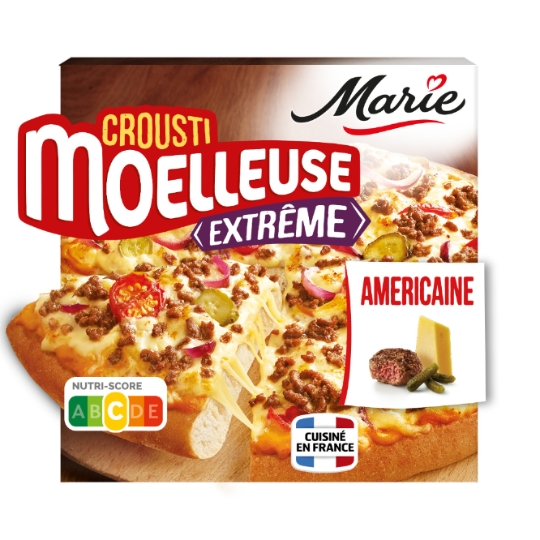 Pizza bœuf/cheddar/cornichons Crousti Moelleuse MARIE