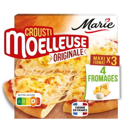 Pizza 3 fromages Crousti Moelleuse MARIE