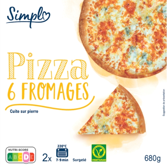 Pizza 6 Fromages SIMPL