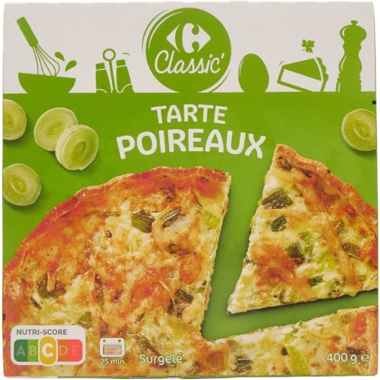 Tarte aux poireaux CARREFOUR CLASSIC'