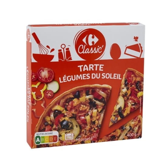 Tarte légumes du soleil CARREFOUR CLASSIC'