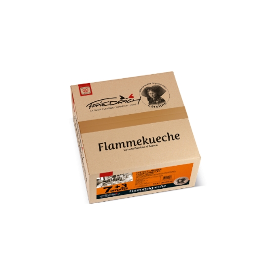 Tarte Flambée Traditionnelle d'Alsace Lardons Oignons FRIEDRICH