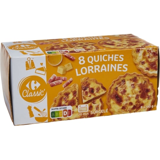 Quiches Lorraine CARREFOUR