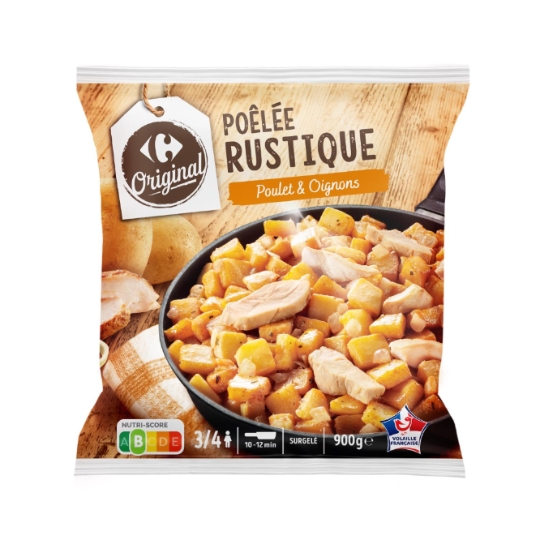 Poêlée rustique et volaille française CARREFOUR