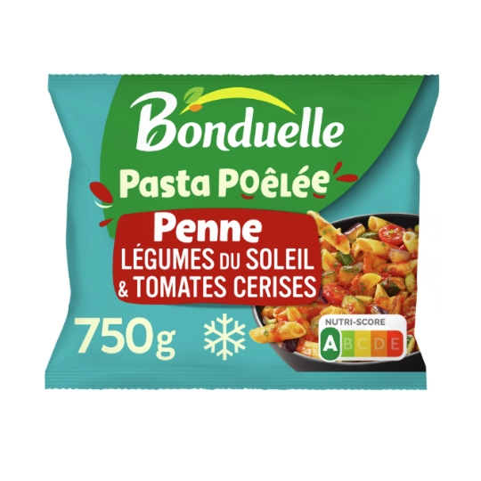 Pasta Poêlée Penne Légumes du Soleil & Tomates Cerises BONDUELLE