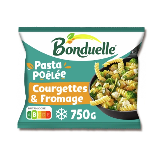Pasta Poêlée Fusilli Courgettes et Fromage BONDUELLE