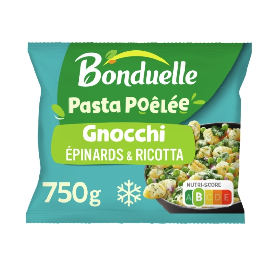 Pasta Poêlée Gnocchi Epinards & Ricotta BONDUELLE