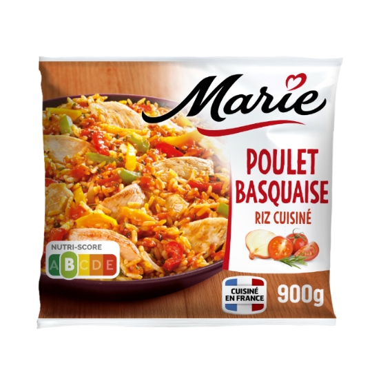 Plat cuisiné poulet Basquaise MARIE
