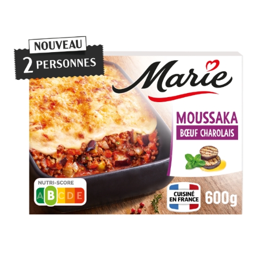 Plat Préparé Moussaka Bœuf Charolais MARIE