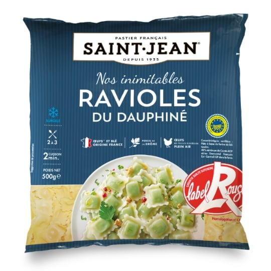 Pâtes Ravioles du Dauphiné Label Rouge SAINT JEAN