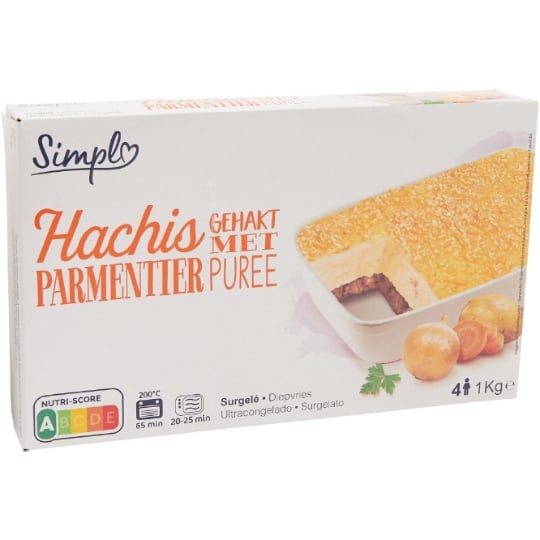 Plat cuisiné hachis parmentier SIMPL