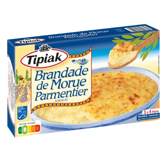 Plat cuisiné brandade de morue TIPIAK