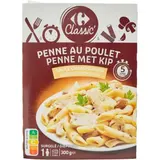 Plat cuisiné penne poulet champignons CARREFOUR CLASSIC'