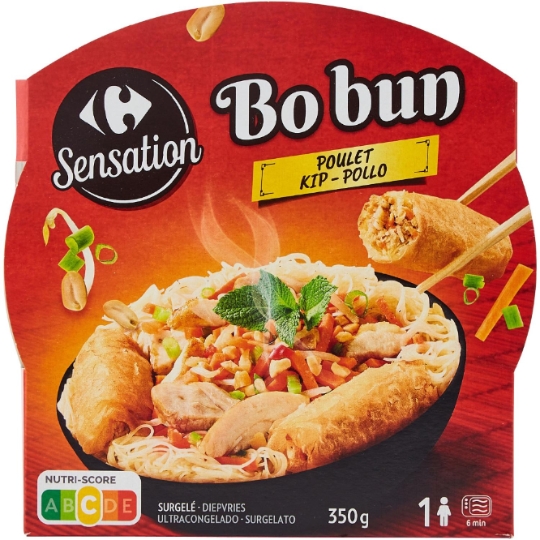 Bo bun surgelé et poulet CARREFOUR SENSATION