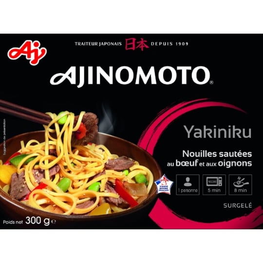 Plat Cuisiné Nouilles Sautées Bœuf et Oignons AJINOMOTO
