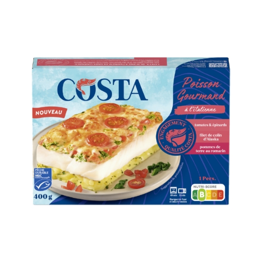 Plat Préparé Poisson Gourmand à l'Italienne COSTA