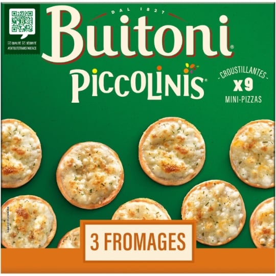 Mini pizzas formaggio generoso  Piccolinis  BUITONI