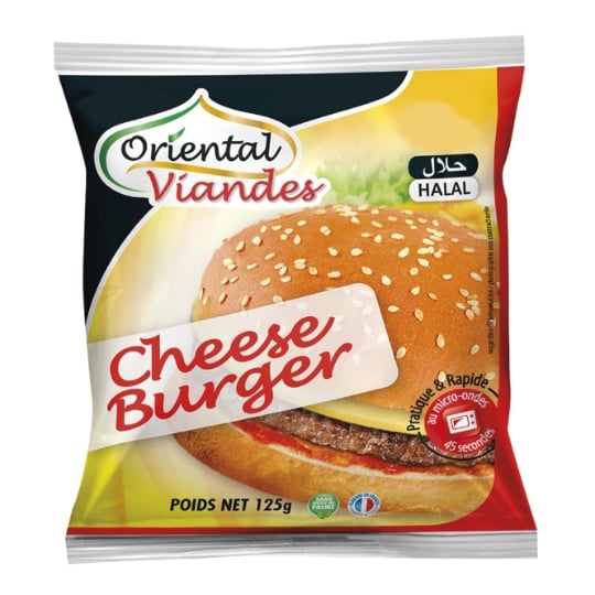 Cheeseburger  Halal ORIENTAL VIANDES