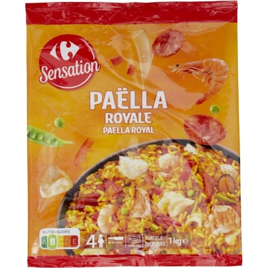 Plat cuisiné paella Valenciana CARREFOUR SENSATION