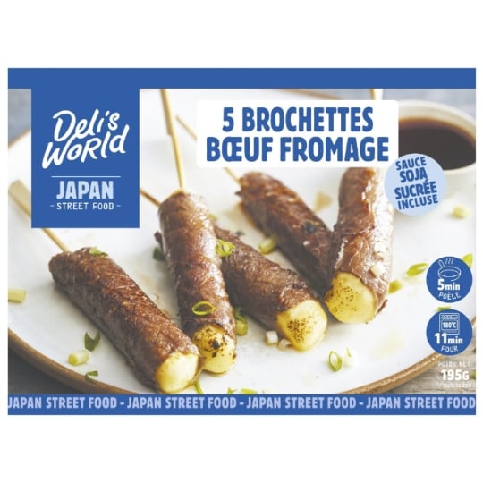 Brochettes Bœuf Fromage DELI'S WORLD