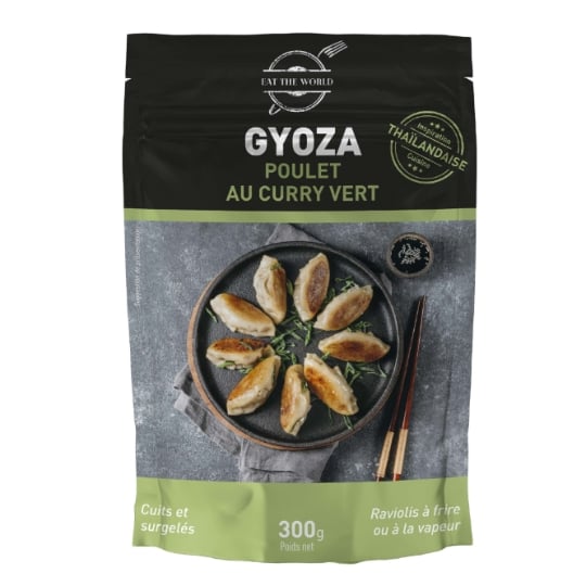 Gyoza Poulet au Curry Vert EAT THE WORLD