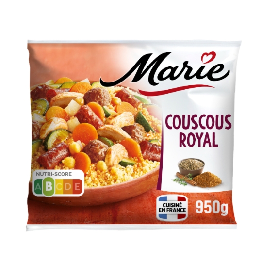 Plat cuisiné couscous merguez/poulet MARIE
