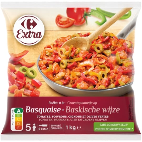 Poêlée de légumes à la Basquaise CARREFOUR EXTRA