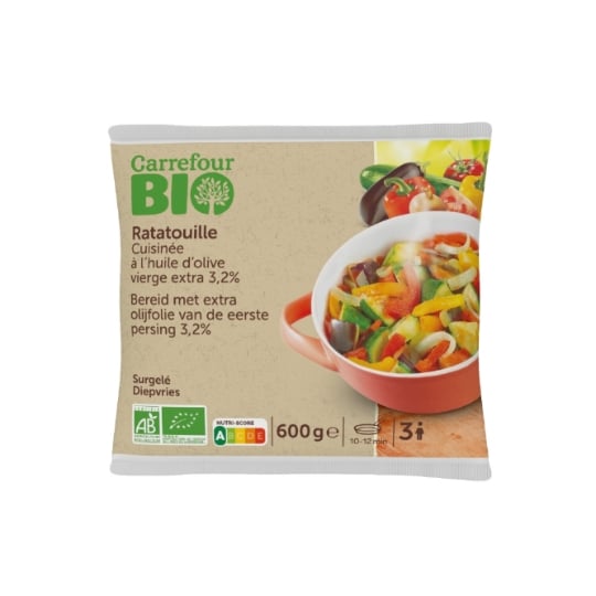 Légumes cuisinés ratatouille CARREFOUR BIO