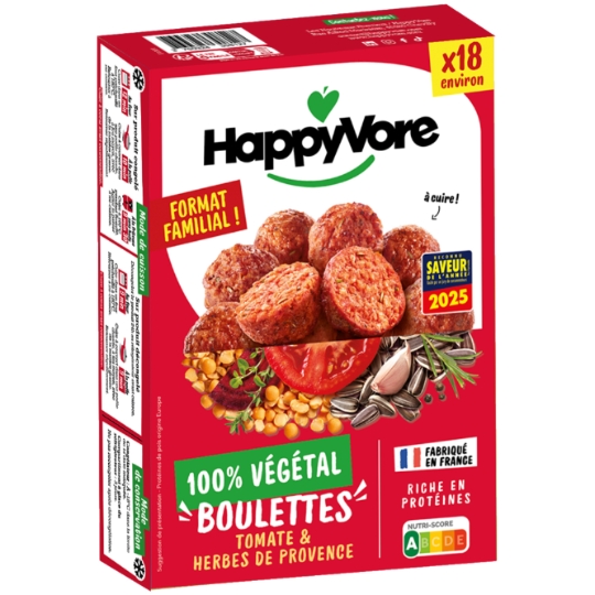 Boulettes Tomate et Herbes de Provence Végétales et Gourmandes HAPPYVORE