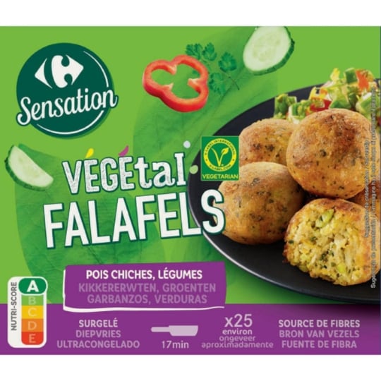 Falafels pois chiches, légumes CARREFOUR VEGGIE