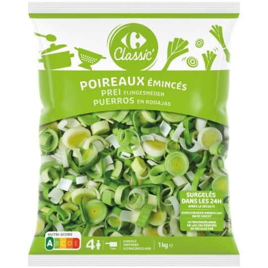 Poireaux en rondelles CARREFOUR CLASSIC'