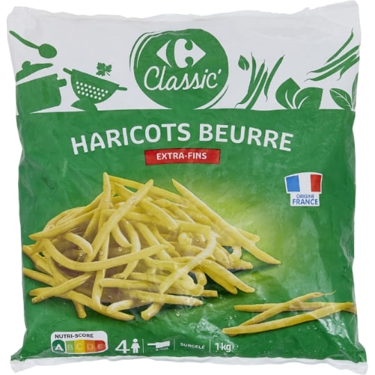 Haricots beurre extra-fins CARREFOUR CLASSIC'
