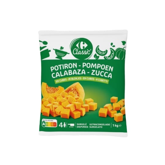 Potiron en cubes CARREFOUR CLASSIC'