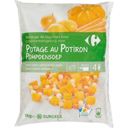 Mélange de légumes pour potage au potiron CARREFOUR CLASSIC'