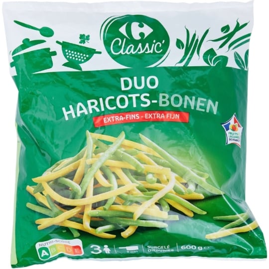 Haricots duo extra-fins CARREFOUR CLASSIC'