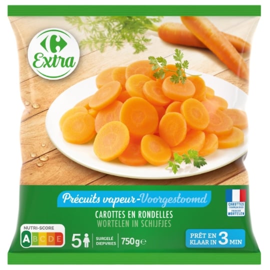 Carottes en rondelles CARREFOUR EXTRA